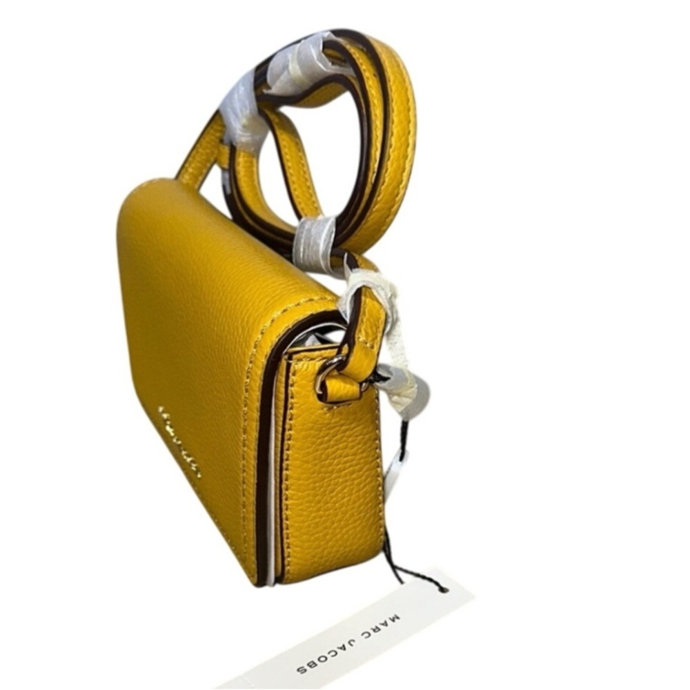 Marc Jacobs Yellow Leather Crossbody Bag NWT - Picture 2 of 6